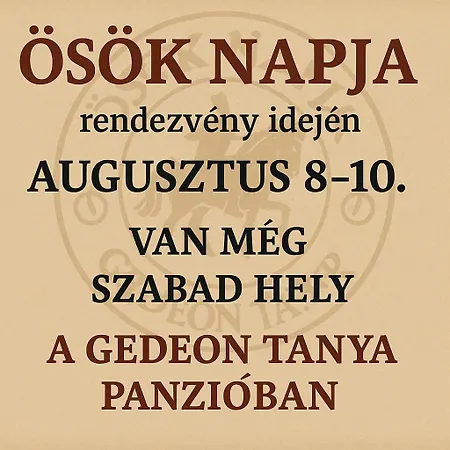 Gedeon Tanya Panzio Jakabszállás